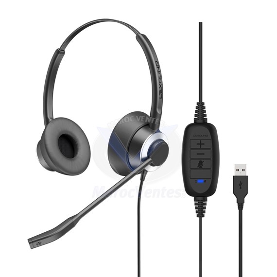 Micro-Casque Filaire Binaural Connecteur USB-A PRO 5000 B USB-A BX